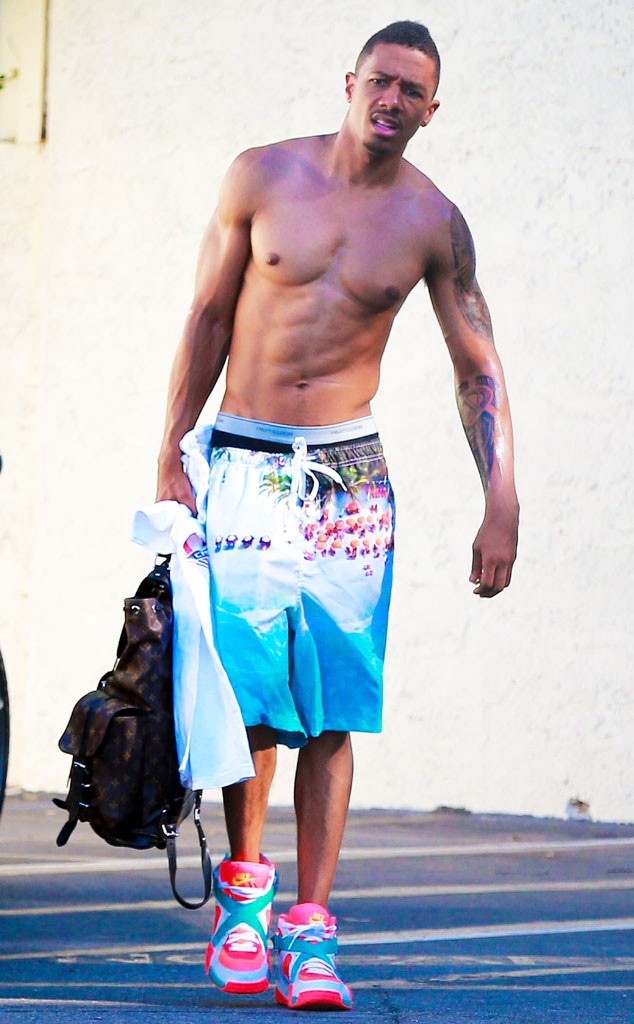 Nick Cannon Covers Up His Mariah Carey Tattoo E! Online CA